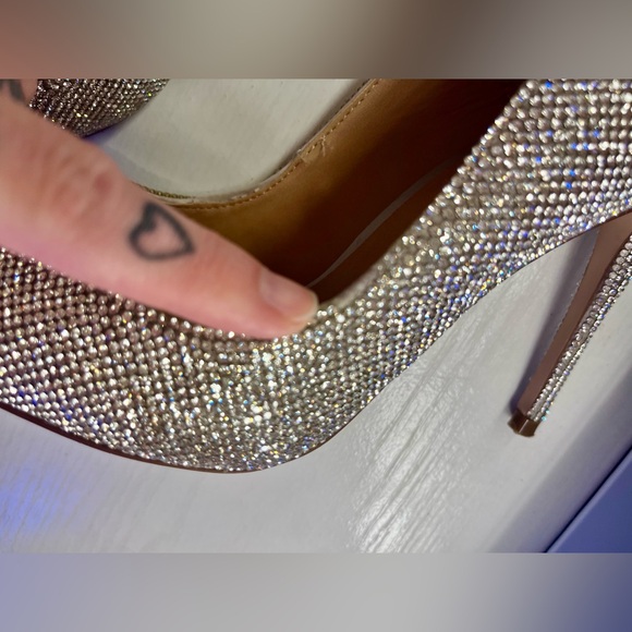 Silver Rhinestone Pumps - Picture 7 of 7